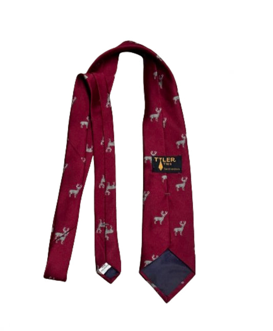 MAD MEN: Pete Campbell's 1960s Reindeer Print Necktie and Business Card