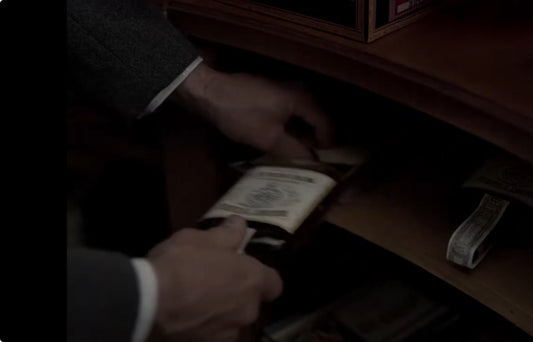 BOARDWALK EMPIRE: Enoch Thompson's Arrest Papers and Whiskey Label from Episode 508