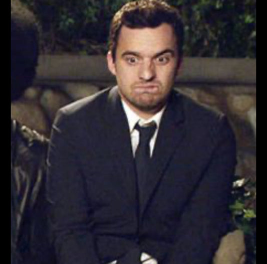 NEW GIRL: Nick Miller’s UNIQLO White Button down Shirt (M)