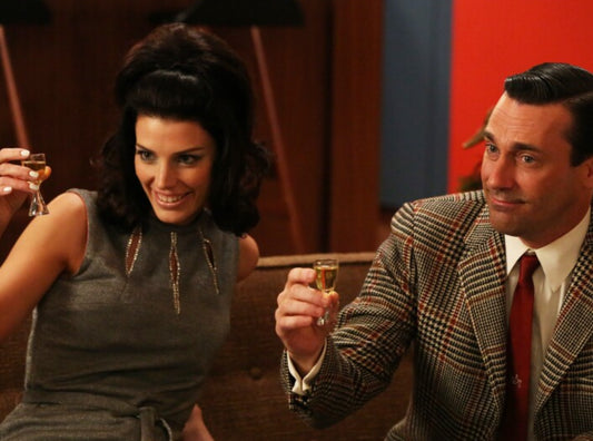 MAD MEN: Don & Megan Draper Mid-century Holiday Glassware