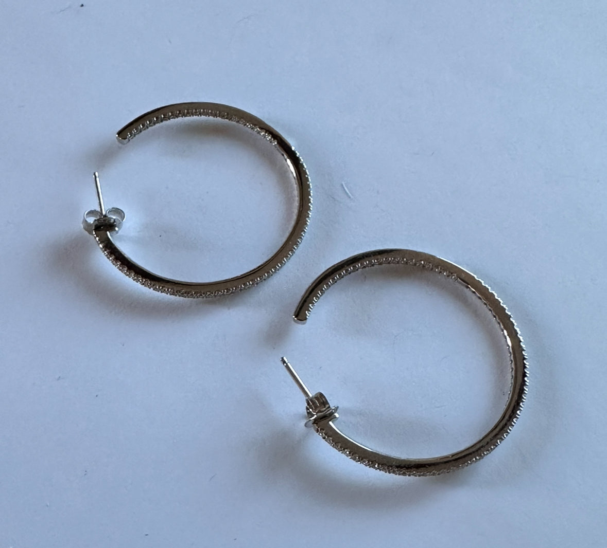 SONS OF ANARCHY: Gemma's Silver Hoop Earrings