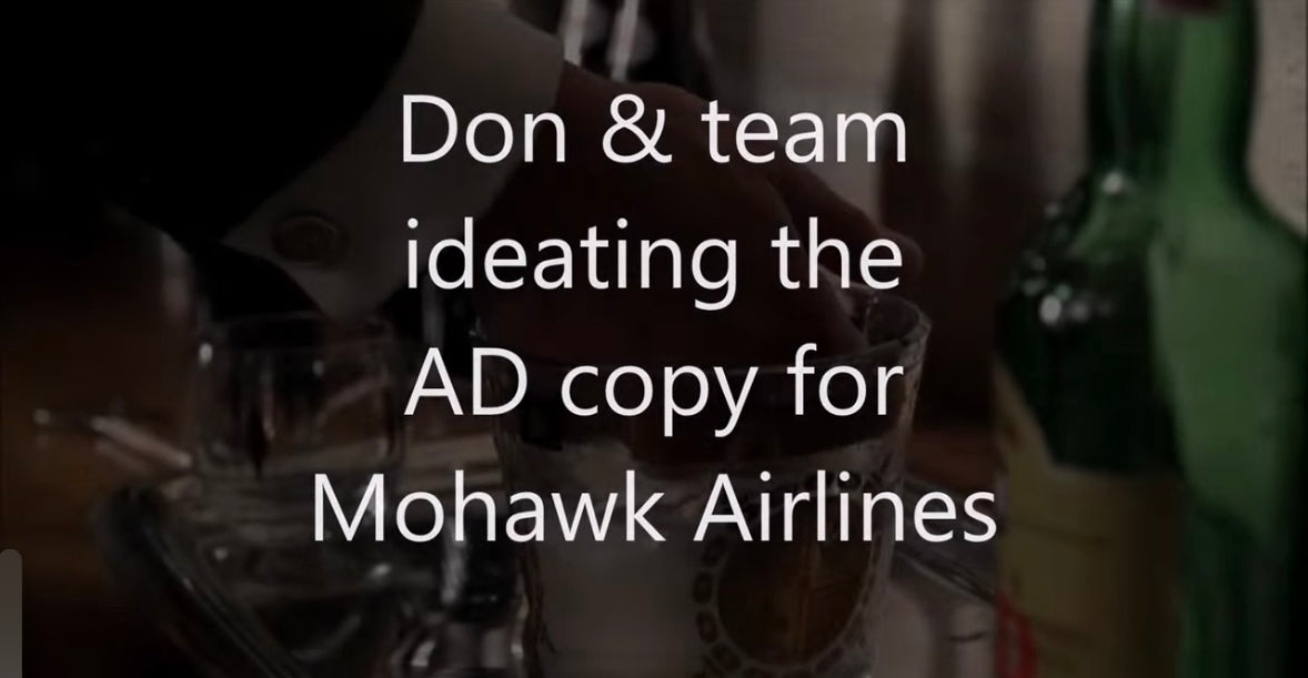 MAD MEN: Don Draper & Team Ad Copy Ideation for MOHAWK AIRLINES Ep.202