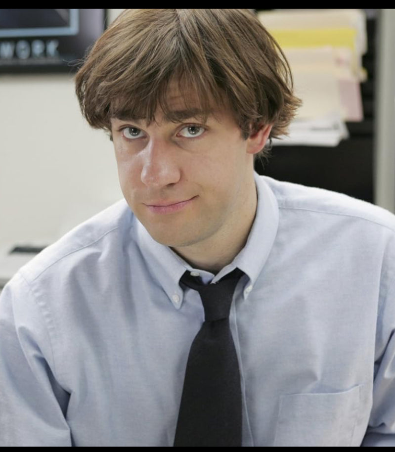 THE OFFICE: Jim Halpert’s Black Italian made Necktie