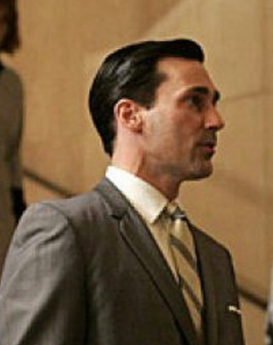 MAD MEN: Don Draper’s mid-century Pocket Handkerchief, Thick Bottom Tumbler and Business Cards