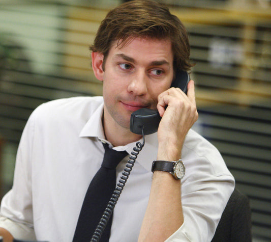 THE OFFICE: Jim’s White Button Up Long sleeve Shirt (L)