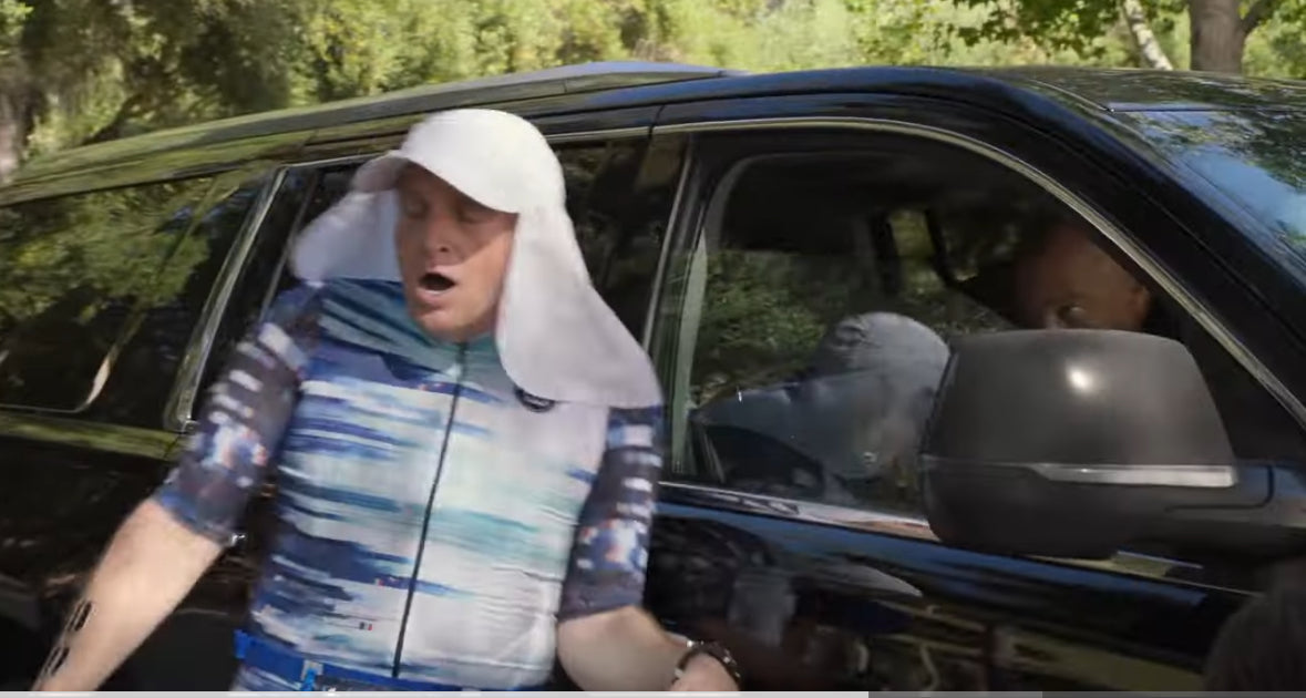 SILICON VALLEY: Gavin Belson's Hooli Cares Triathlon white Sun Hat