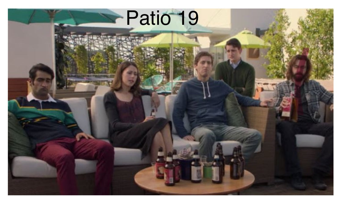 SILICON VALLEY: Final Season and Scene Patio Pied Piper office Sign