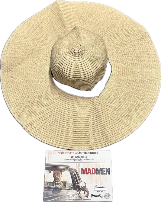 MAD MEN: Megan’s mid-century Beach Hat