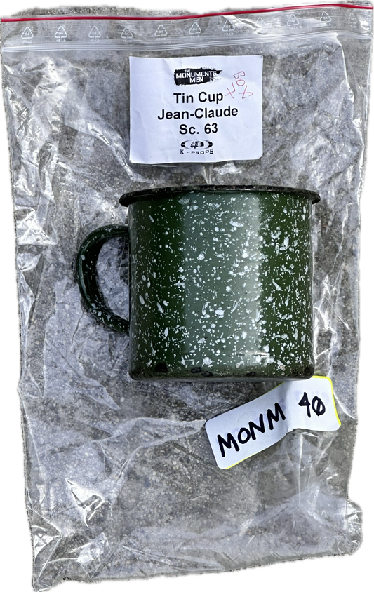 MONUMENTS MEN: Jean-Claude Green Metal Cup from Sc. 63