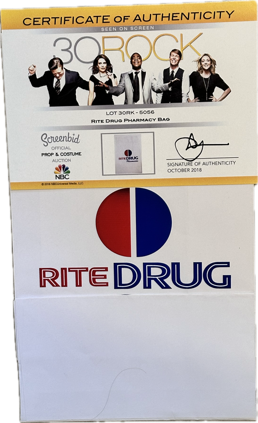 30 Rock: Rite Drug Pharmacy Bag Prop