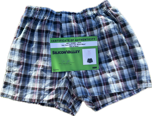 SILICON VALLEY: Jian Yang Hanes Boxer Shorts from “Blood Money”