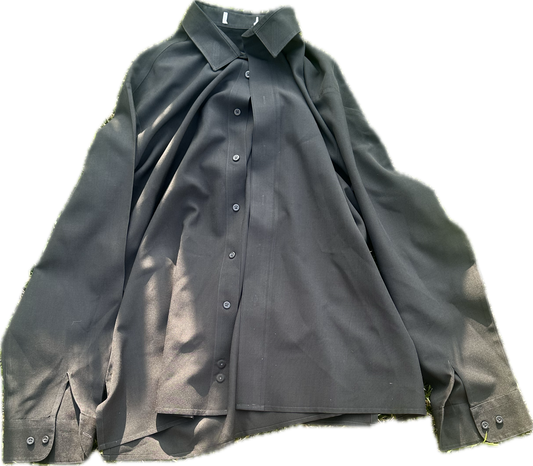 PARKS AND RECREATION: Ron's Black Button Shirt (XL)