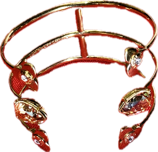 BONES: Dr Brennan faux Gold and Diamond Bracelet