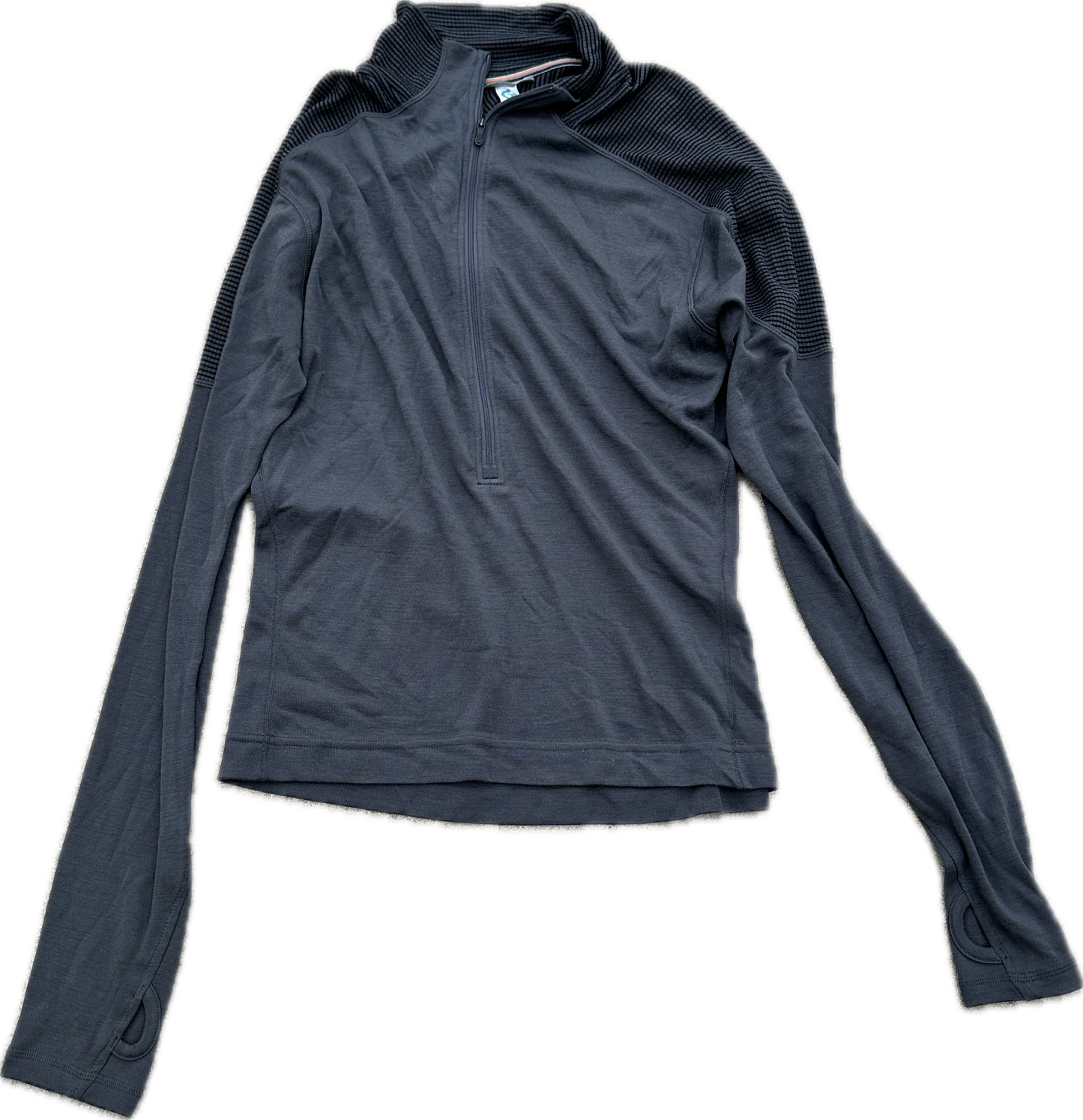 SILICON VALLEY: Gavin's smartwool Pullover Zip top Shirt (XL)