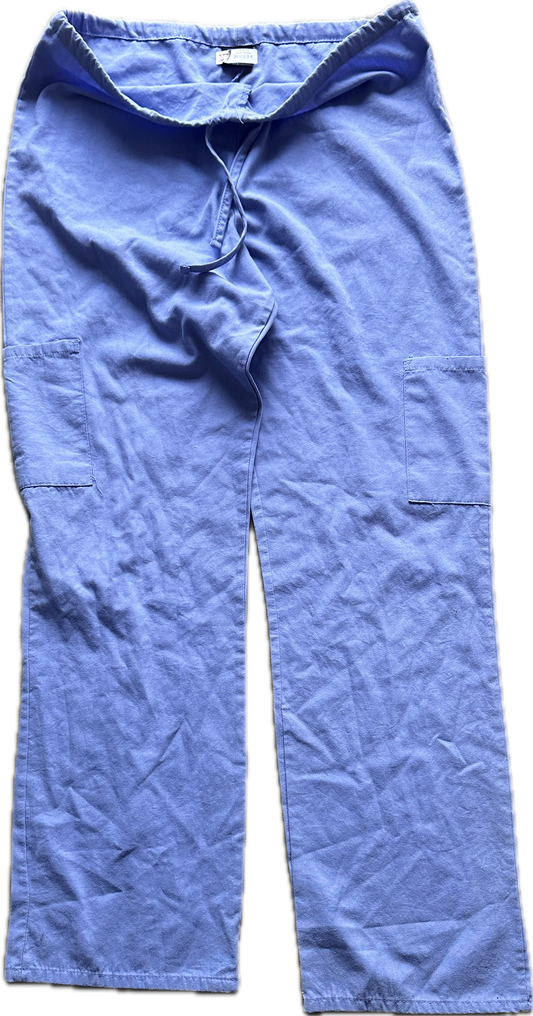 HOUSE: Dr Cuddy Blue Scrub Pants (S)