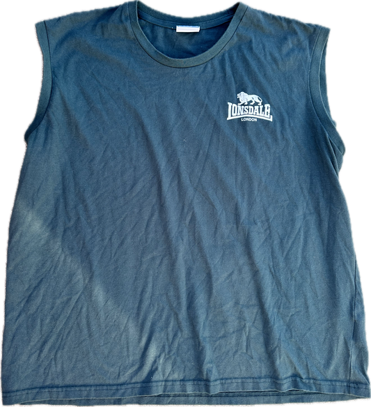 THE GENTLEMEN: Ernie's LONSDALE Green Tank Top (XL)