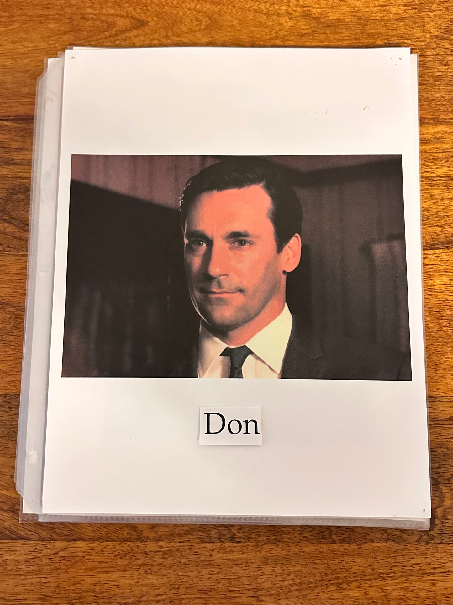 Mad Men: Don Draper’s Writers Room Character Headshot