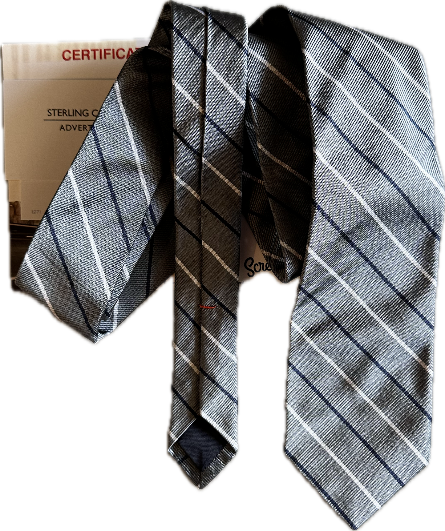 MAD MEN: Pete Campbell’s Mid-Century Necktie and Business Card