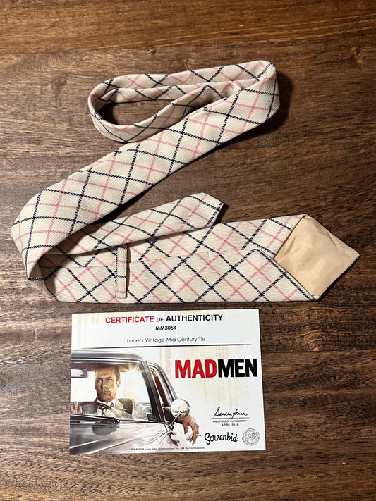 MAD MEN: Lane's Vintage Necktie and Pocket Square