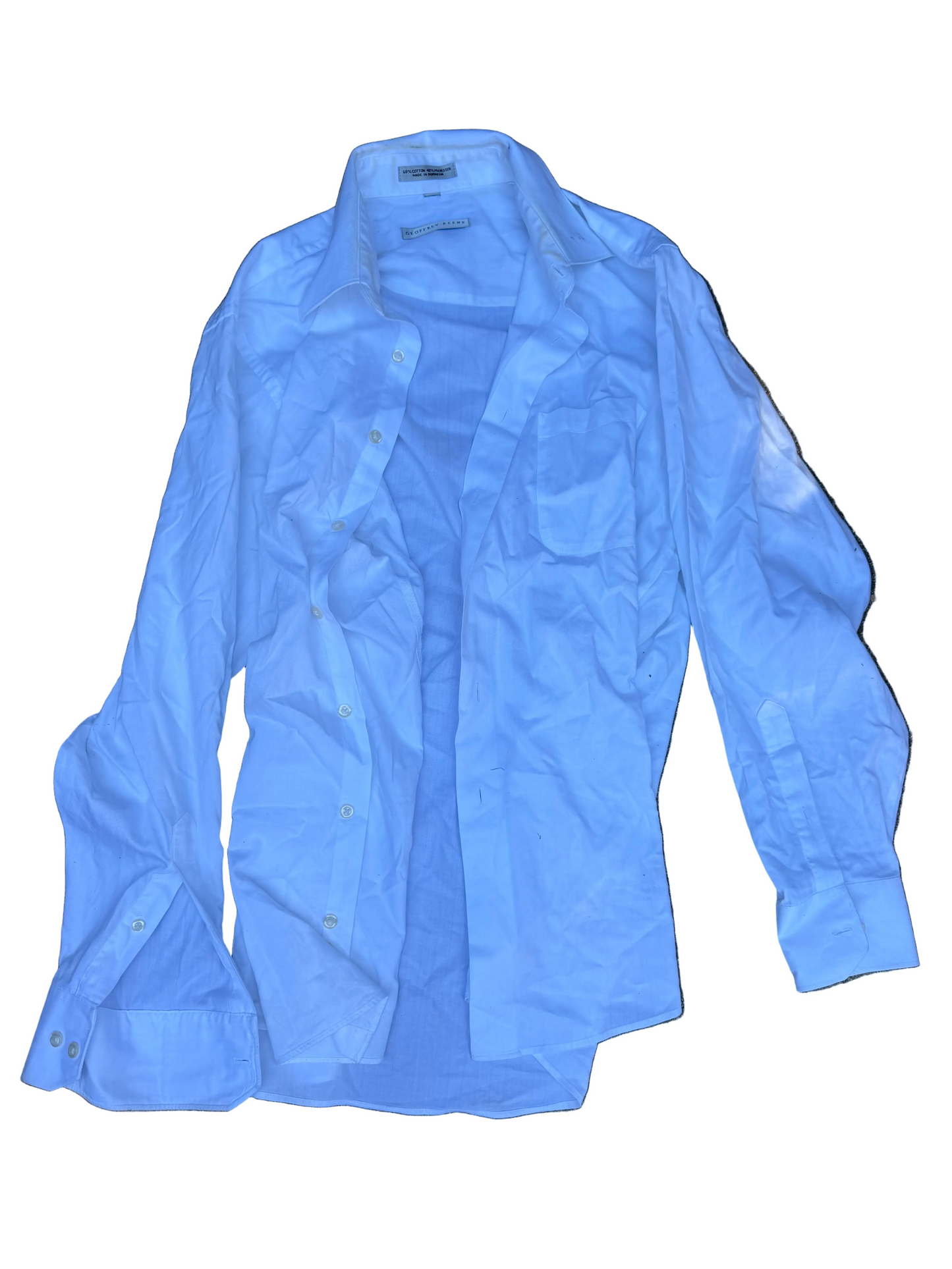 THE OFFICE: Jim's HERO White Button Up Shirt (L)