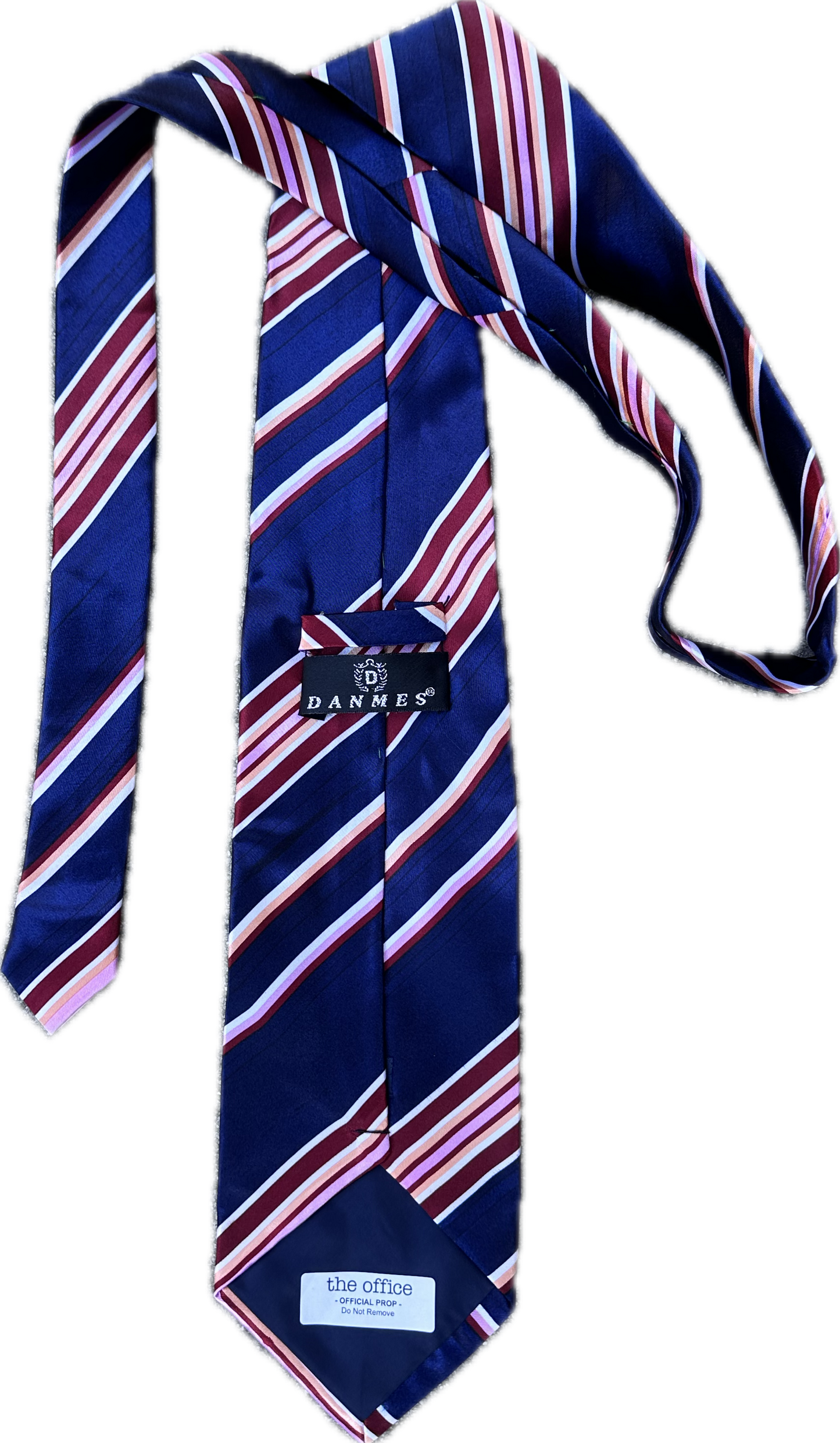 THE OFFICE: Andy’s Blue and Pink Striped Necktie