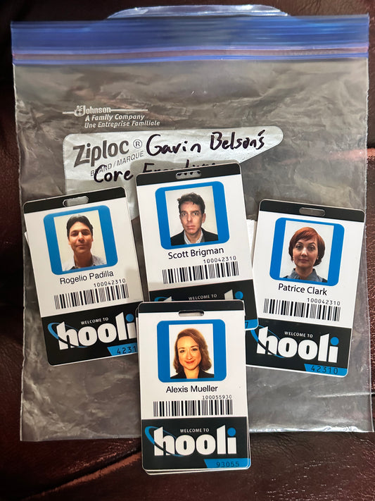 Silicon Valley: Gavin's Hooli Executive Team  Badges
