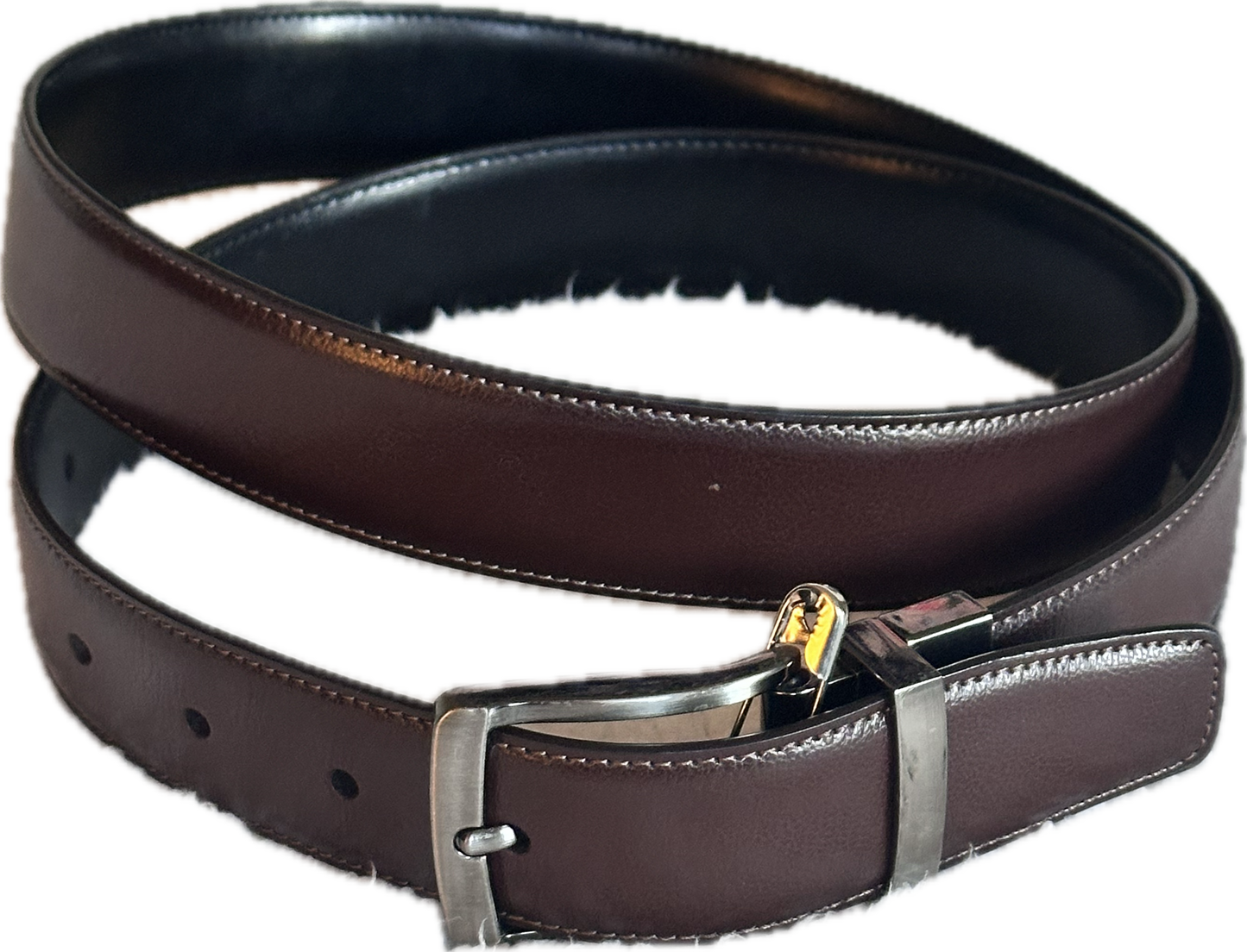 HOUSE: Dr Gregory House Perry Ellis Brown Leather Belt (36-38)