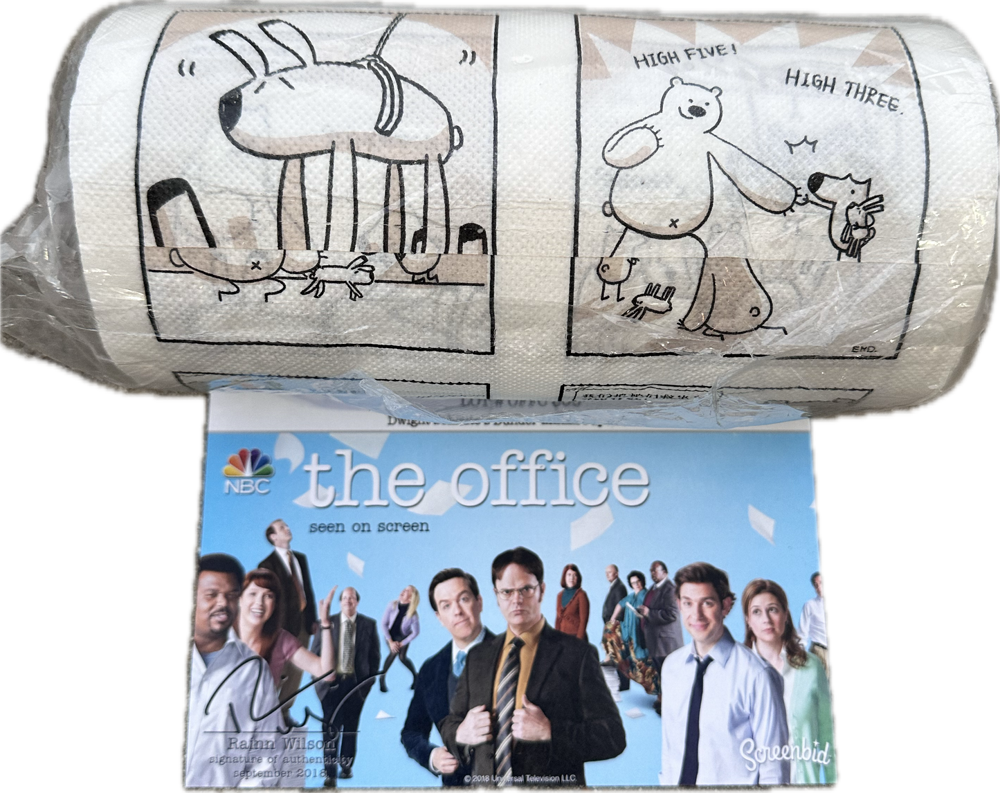 THE OFFICE: Dwight Schrute Dog Theme Toilet Paper