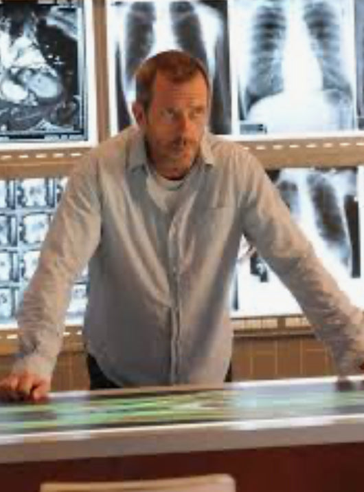 House: Dr. Gregory House's Spine X-Ray on Large Film Sheet