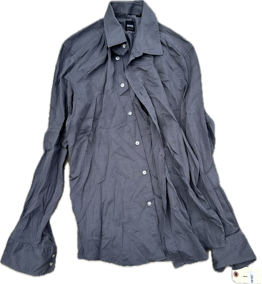 BONES: Seeley Booth's HUGO BOSS Grey LS Shirt (L)