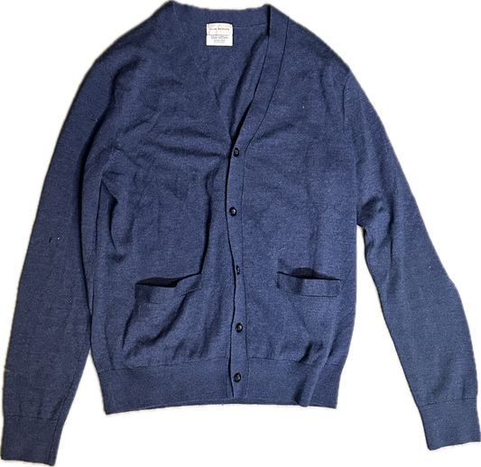 THE OFFICE: Jim’s CLUB MONACO Blue V-neck Button Cardigan Sweater (M/L)