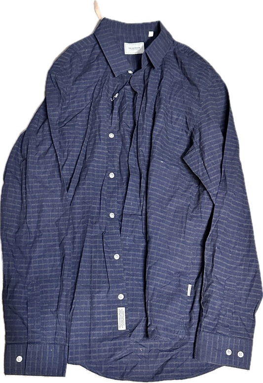 JUSTIFIED: Raylan's 7Diamonds HERO LONG-sleeve plaid button Shirt (M)