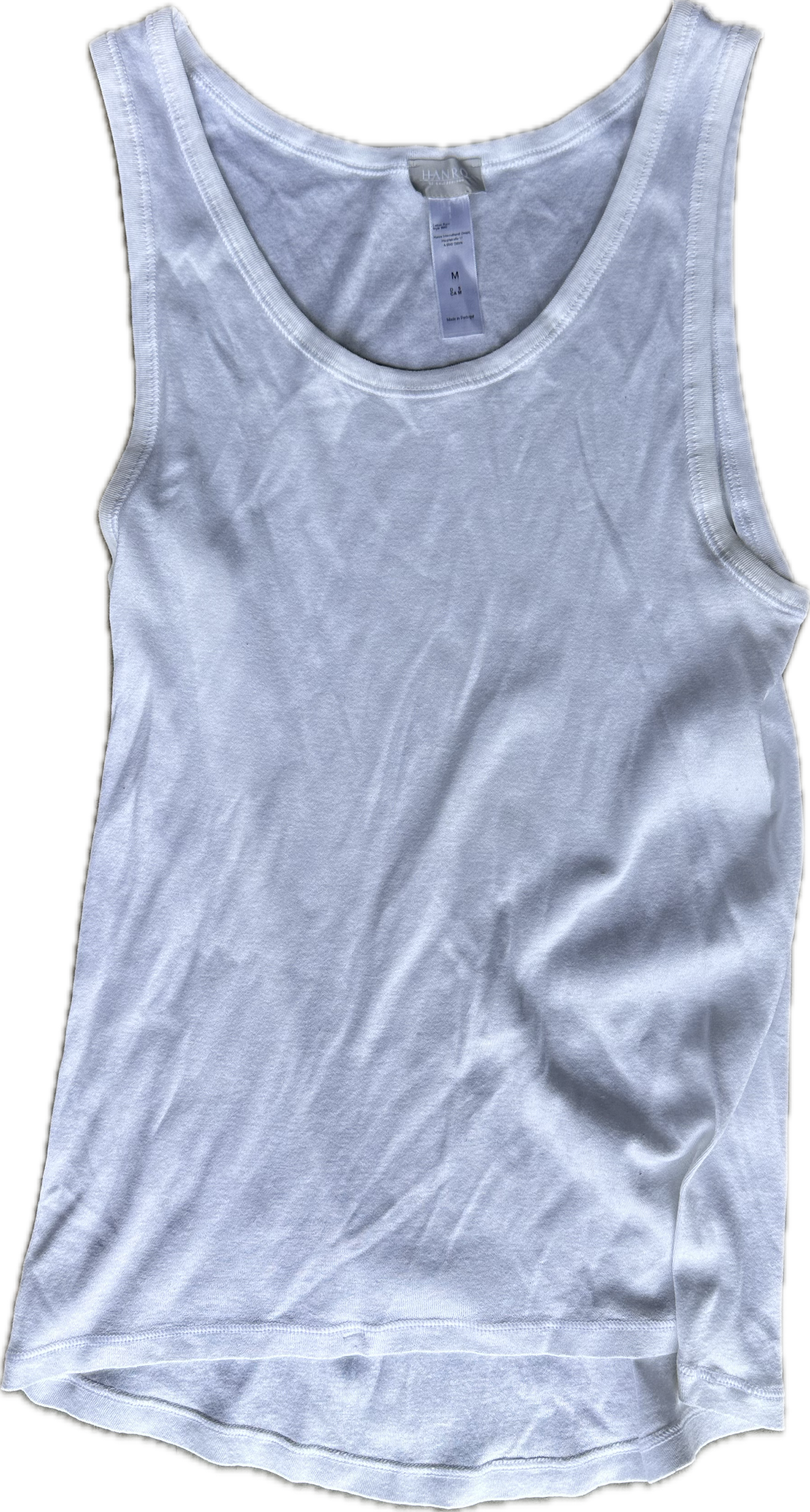 THE GENTLEMEN: Michael’s HANRO White Tank Top (M)