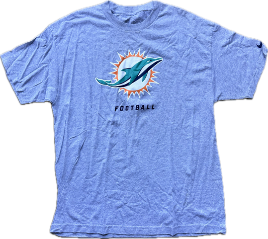 BALLERS: Spencer's MIAMI DOLPHINS NINE FOOTBALL Short sleeve shirt (2XL)