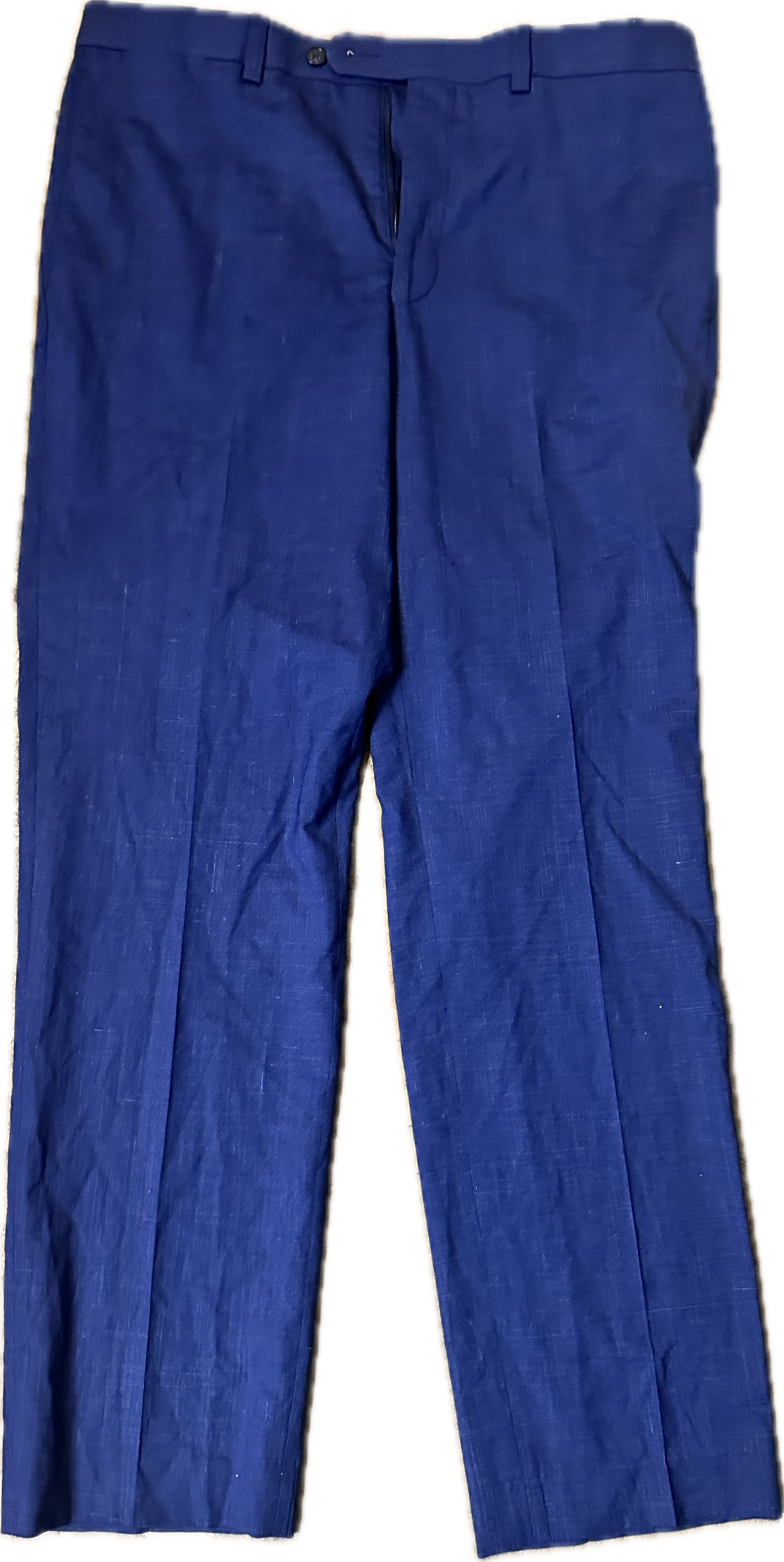 MAD MEN: Don's Vintage Blue Flat Front Pants (36)