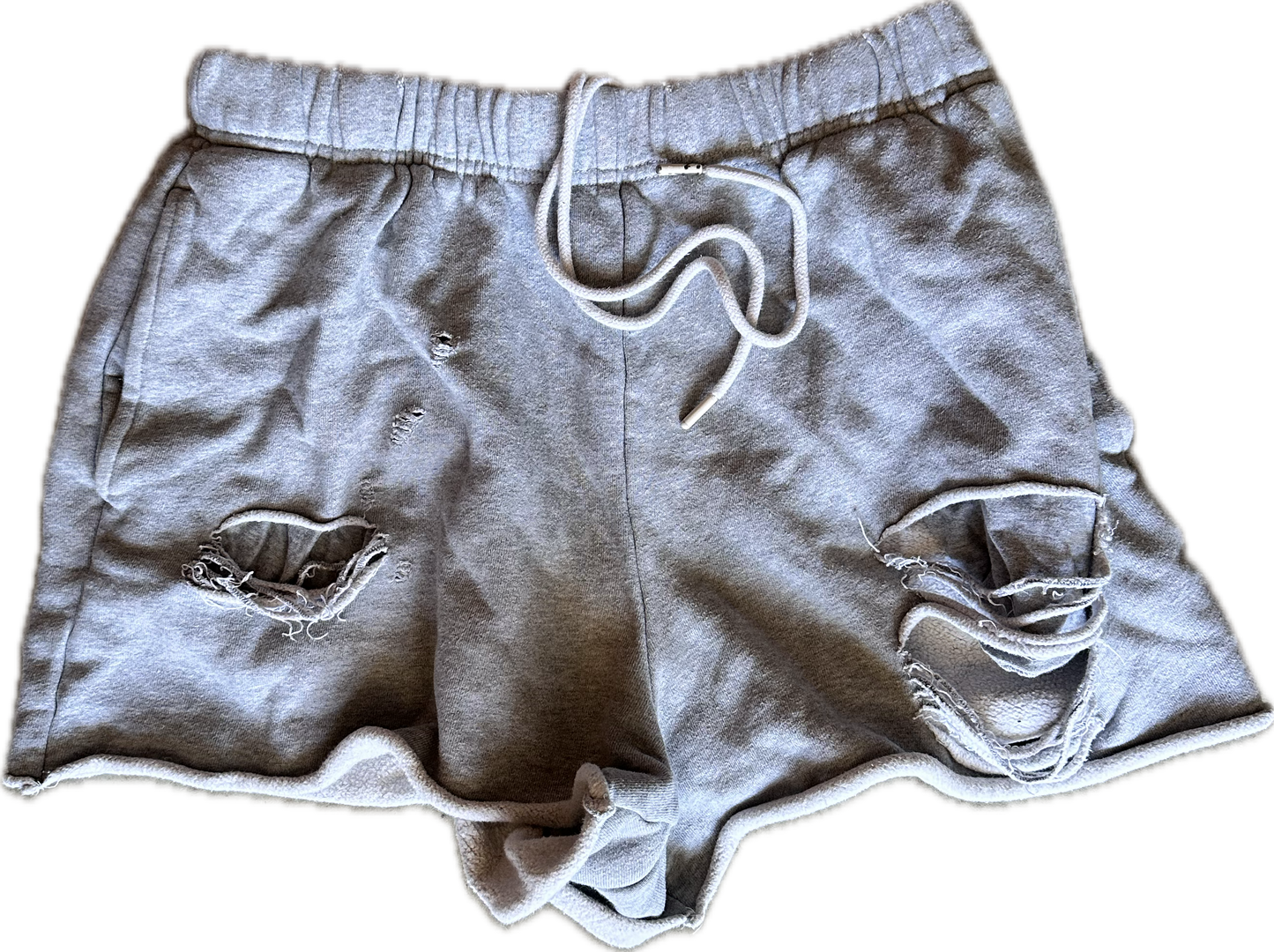 The Mindy Project: Mindy’s Grey Cotton Cut off Shorts (M)