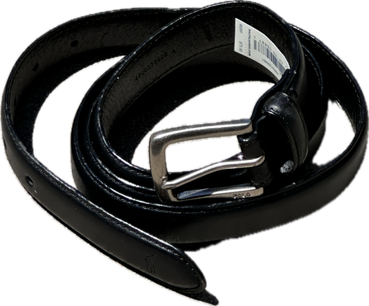 THE OFFICE: Kevin Malone's HERO RL POLO Black Leather Belt (48)