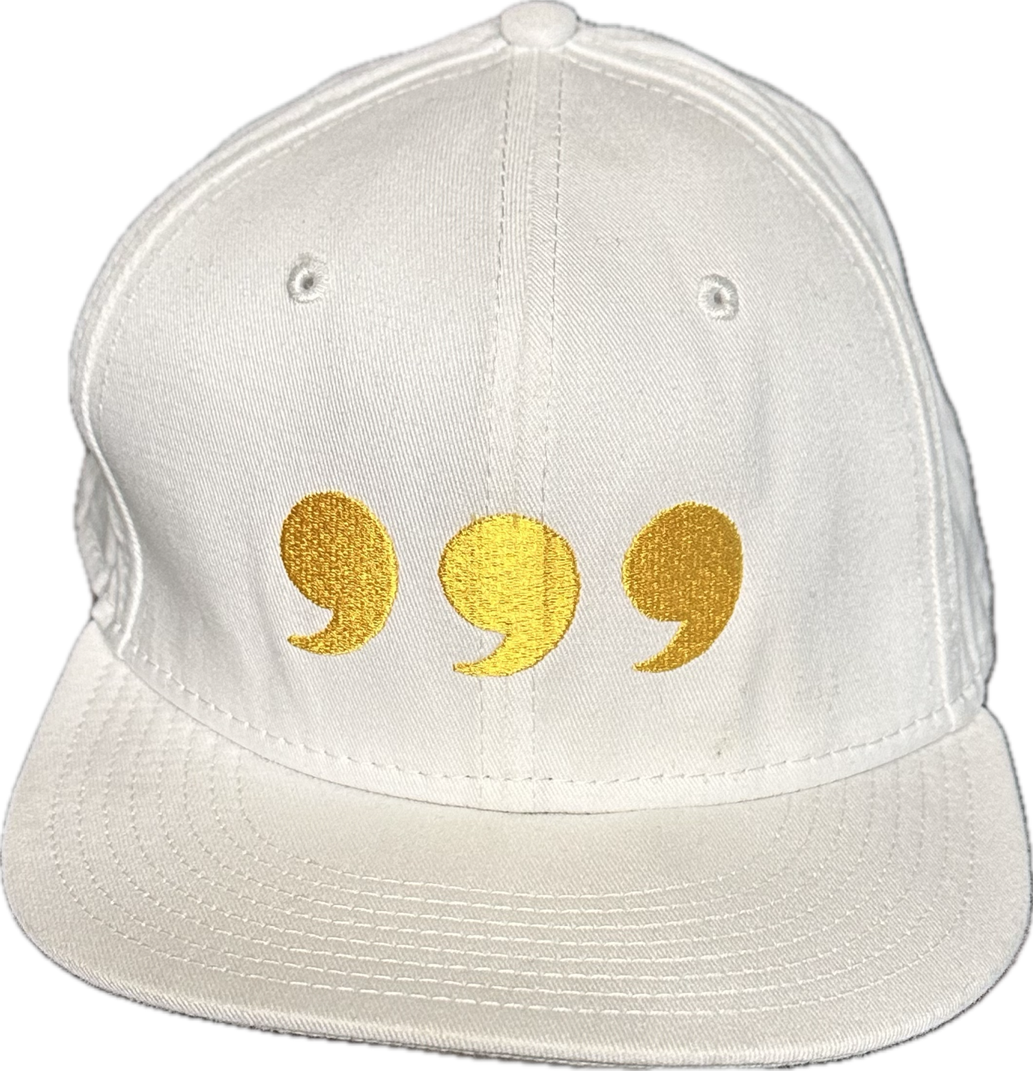 SILICON VALLEY: Russ' Tres Commas White Snapback Hat (1 of 2)