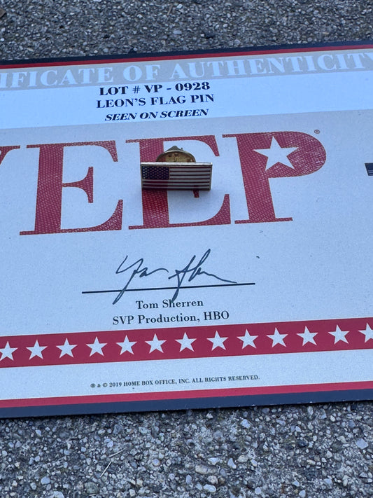 VEEP: Leon's HERO Flag Pin