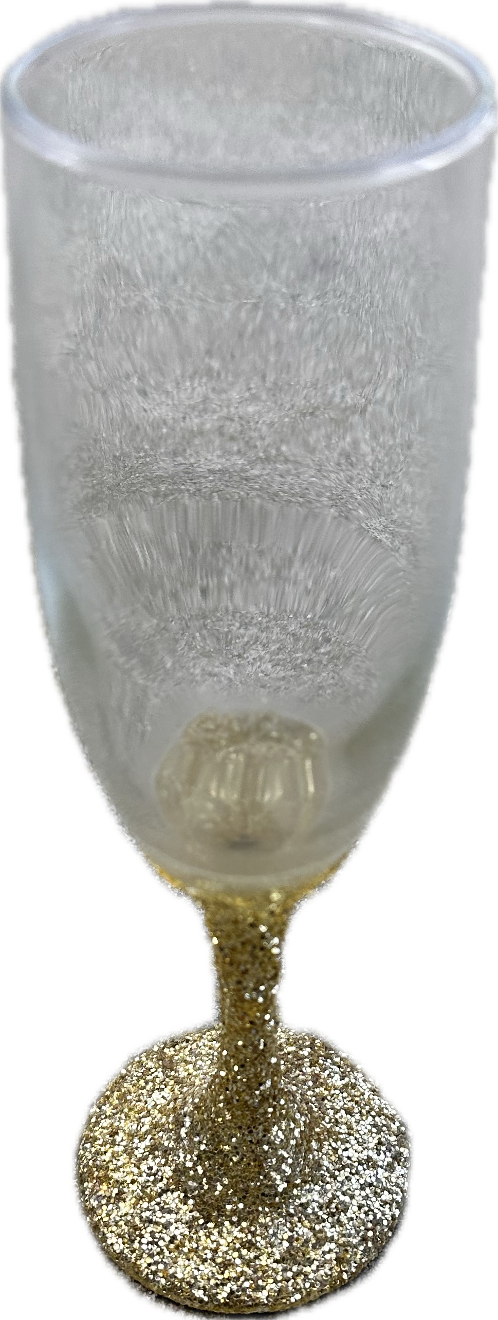 NEW GIRL: Jessica Day’s Loft Gold Badazelled Champagne Glass