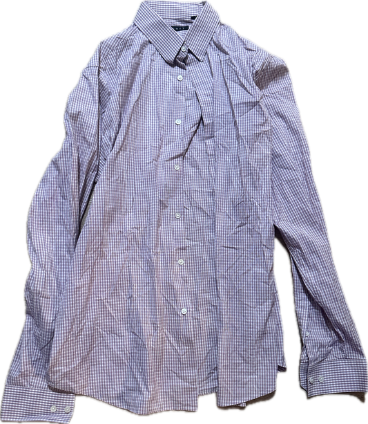 JUSTIFIED: Raylan's THEORY Pink purple Plaid Button Up Shirt (M)