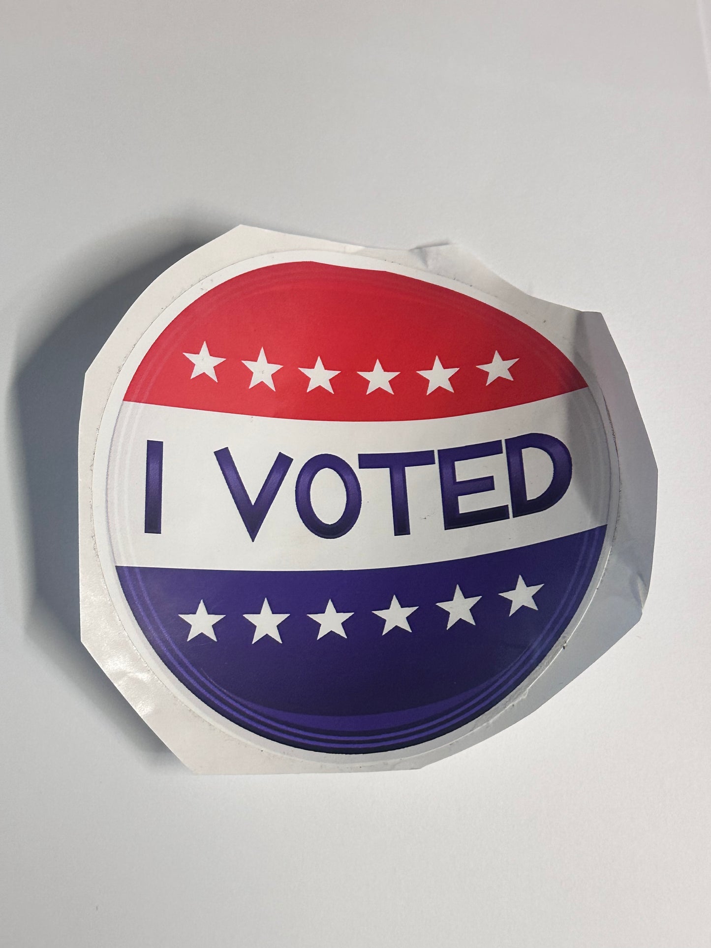 PARKS AND RECREATION: Ron Swanson large HERO “I VOTED” Sticker