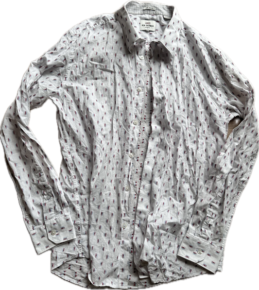 NEW GIRL: Winston Bishop's BEN SHERMAN Helium Balloon Button Shirt (M)
