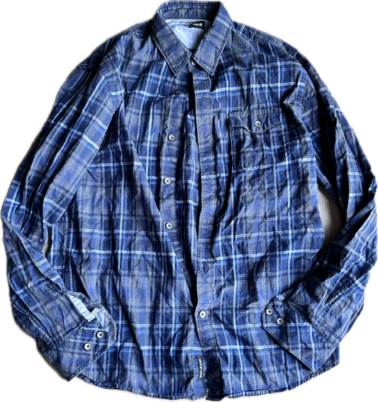 SONS OF ANARCHY : Jackson Teller's  Blue Plaid Shirt (M)