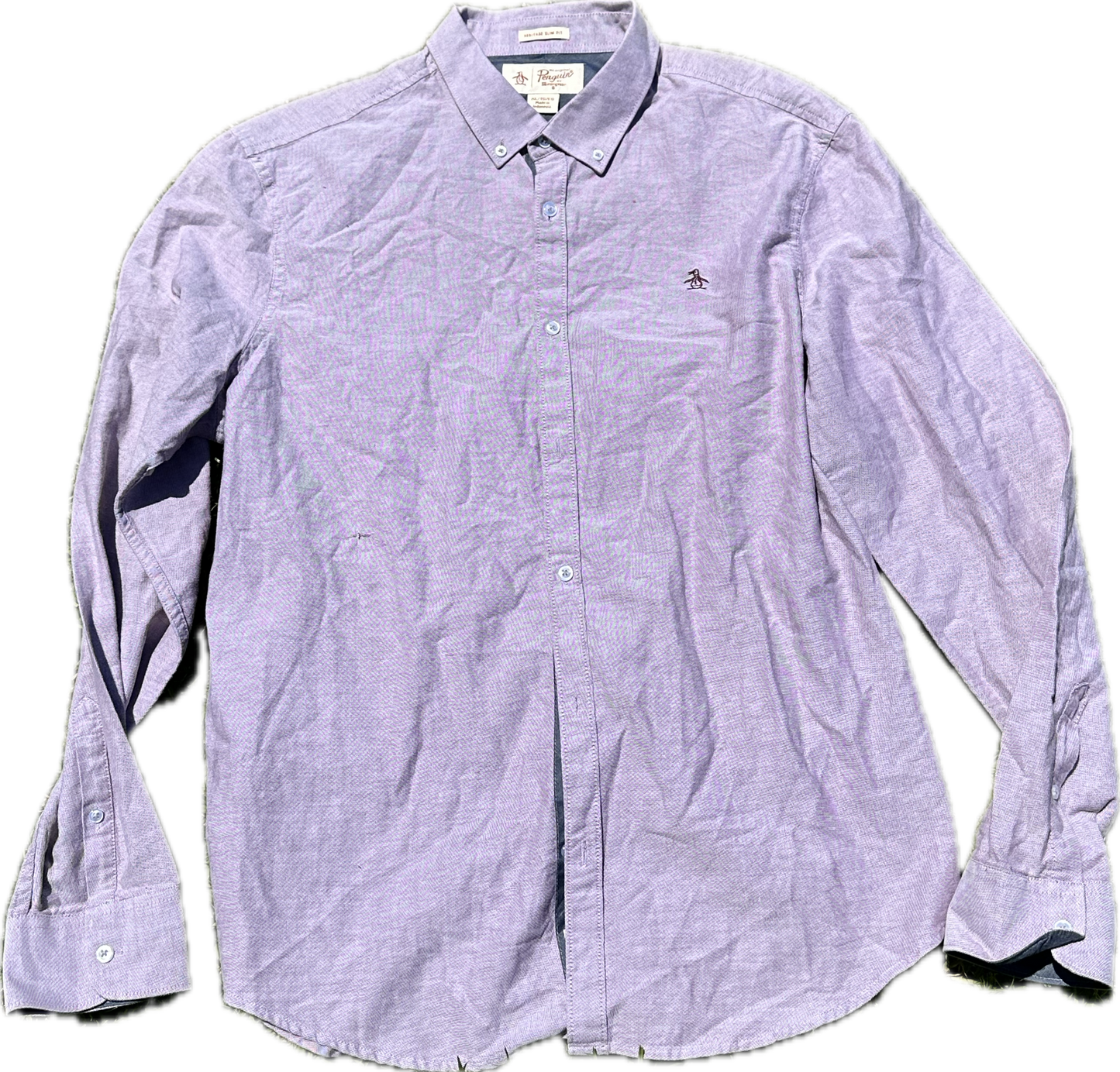 PARKS AND RECREATION: Andy Dwyer Long Sleeve Button Shirt (XL)