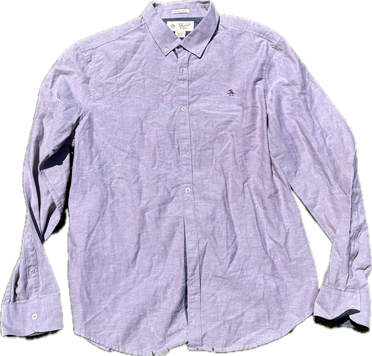 PARKS AND RECREATION: Andy Dwyer Long Sleeve Button Shirt (XL)