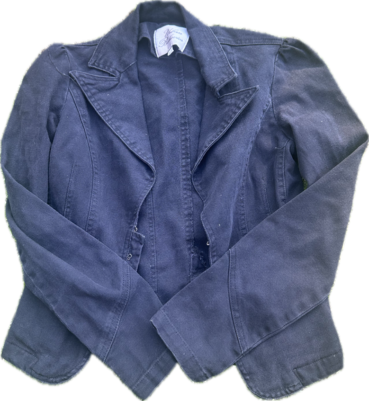 NEW GIRL: Aly’s Denim Black Jean  Jacket (S)