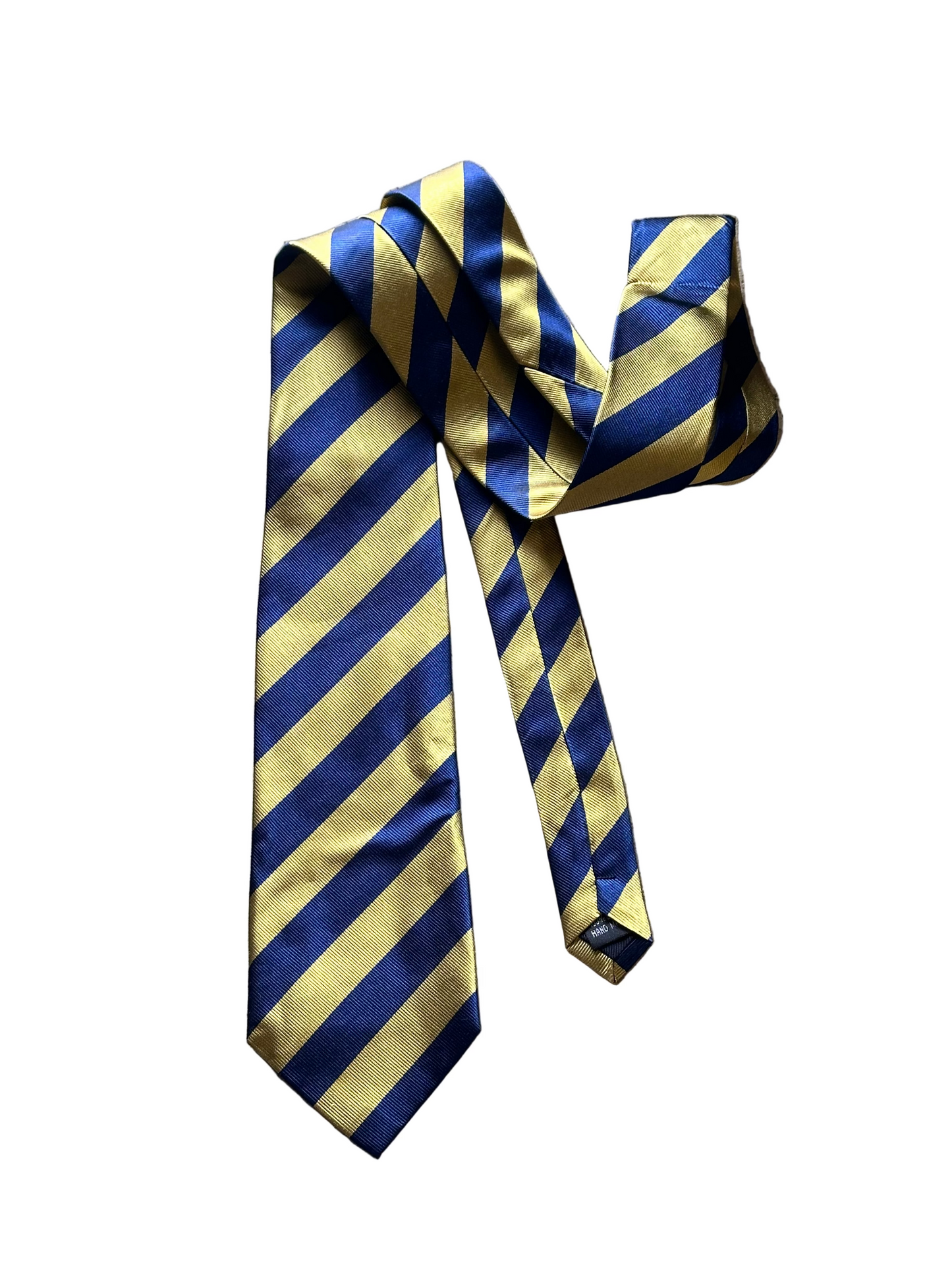 THE OFFICE: Andy’s The Yellow and Blue stripe silk Necktie