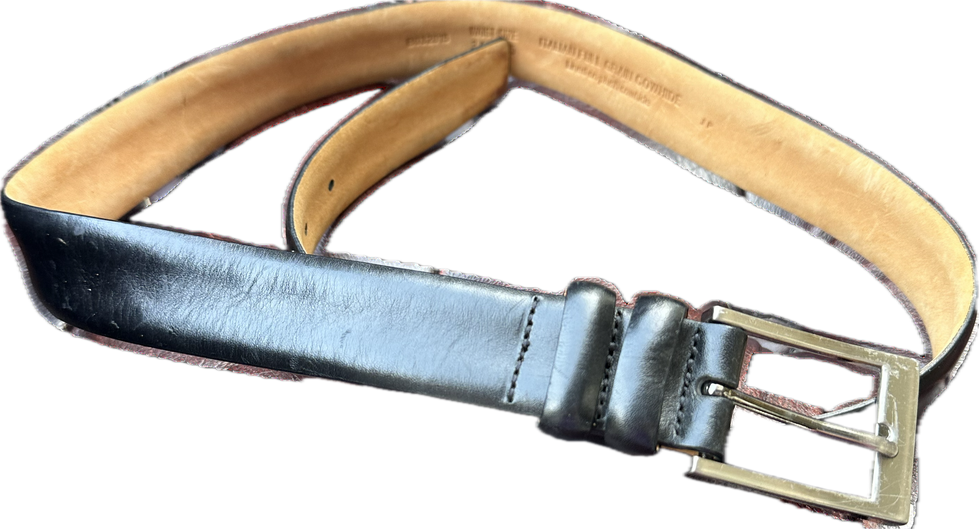 THE OFFICE: Ryan's Silver Buckle Black Leather Belt – HOLLYWOOD ...