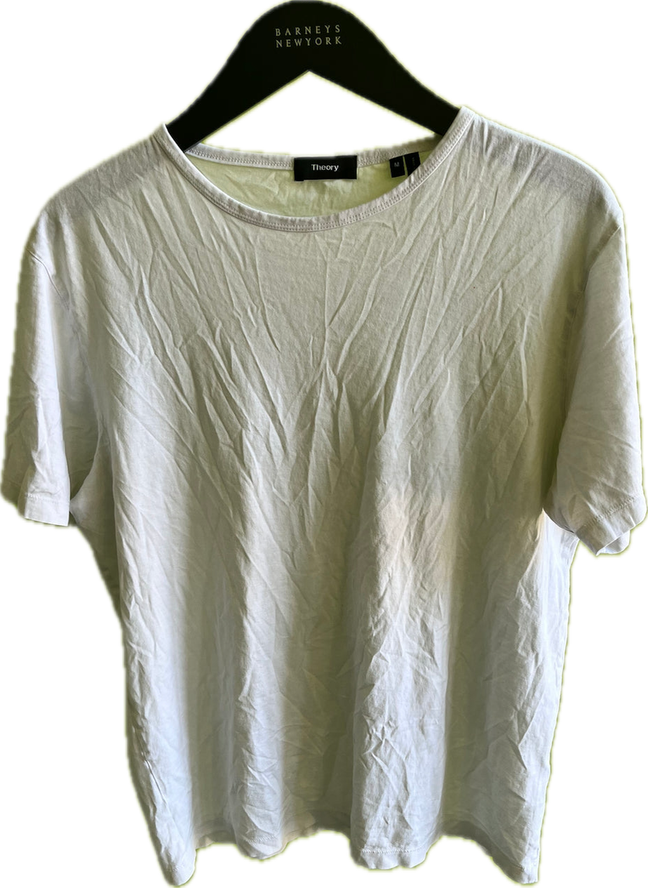 NEW GIRL: Nick Miller's THEORY White Cotton T-shirt (M)